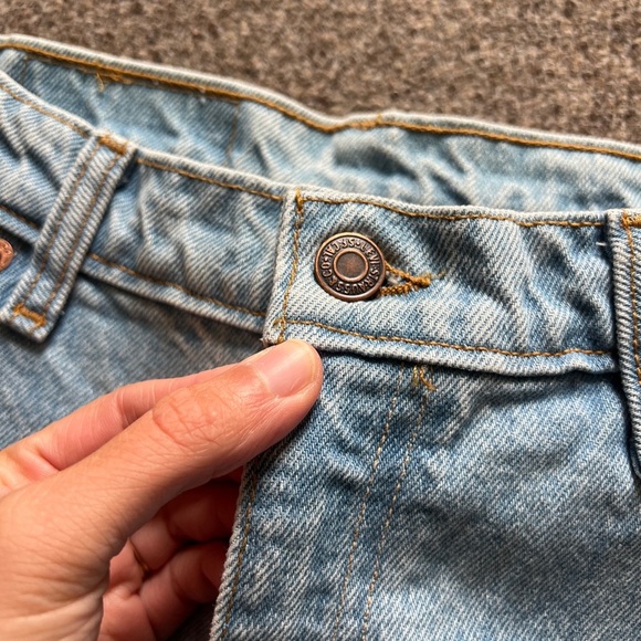 NWT Vintage Levi’s 512 Slim Fit Tapered Leg Blue Denim Jeans Size 15 Made in USA - Picture 4 of 16